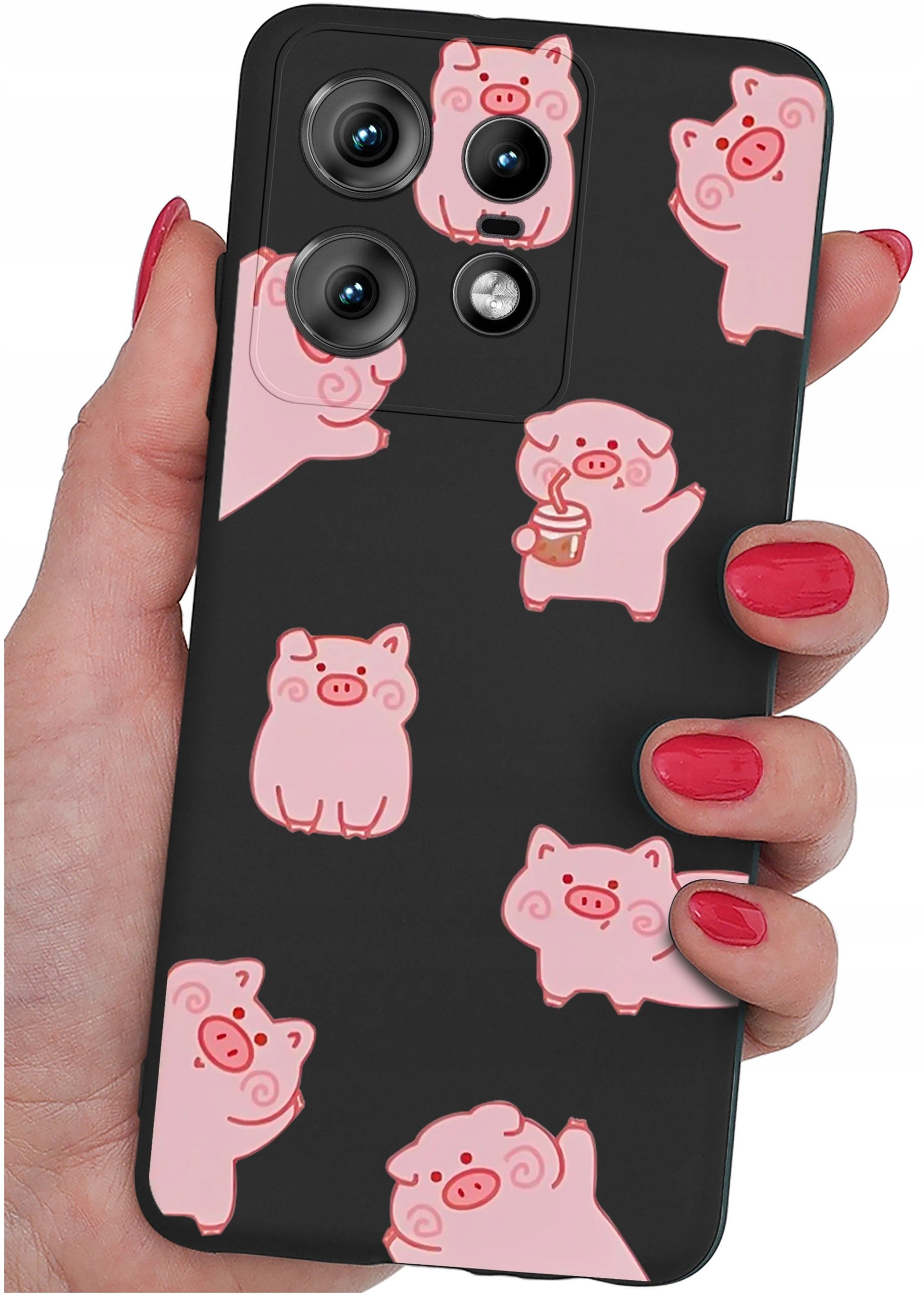 Etui do Motorola Moto EDGE 50 Pro WZORY |SILIKONOWE MATT CASE