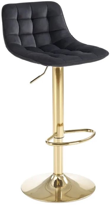 Hoker H-120 VELVET czarny/złoty HALMAR