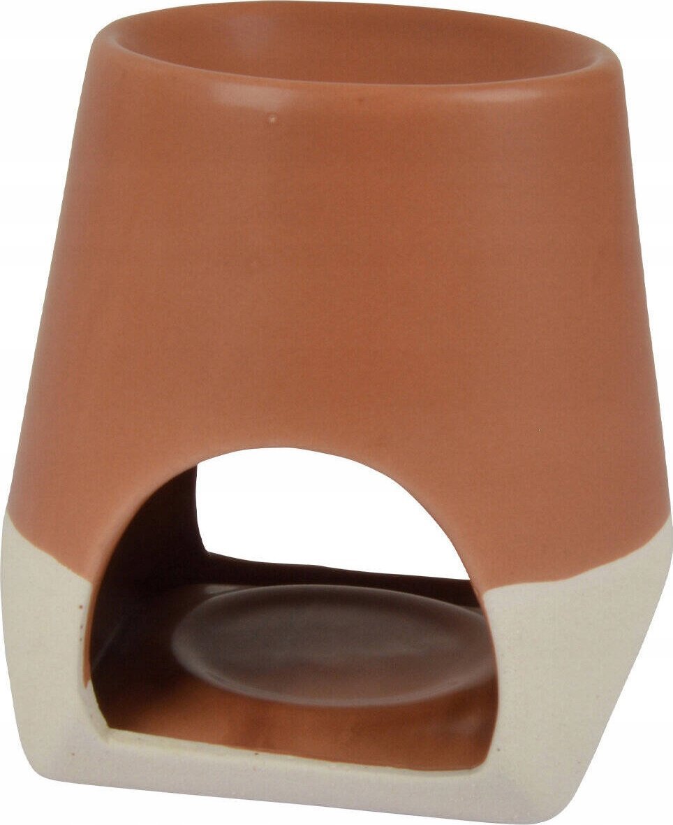 Homea Ceramiczny kominek na tealight i wosk zapachowy, 10,5 cm