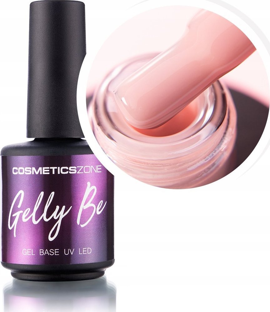 Cosmetics Zone Baza żelowa do przedłużania Gelly BE brzoskwiniowa - Cover 9