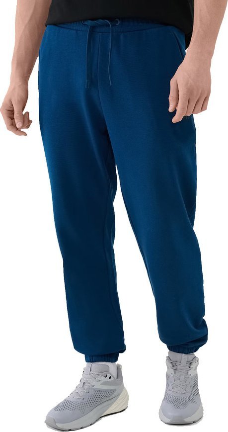 Spodnie dresowe 4F Męskie sportowe joggery turkusowe L