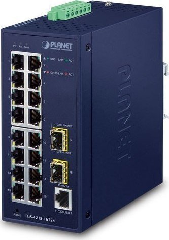 Switch Planet IP30 Industrial L2/L4 16-Port