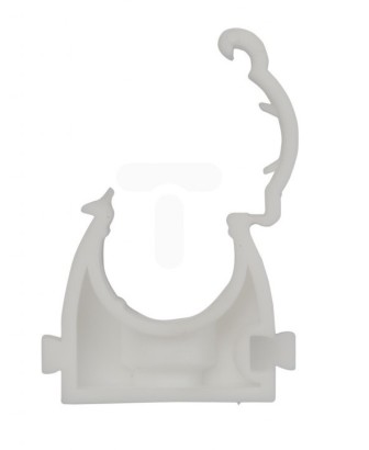 Marmat Uchwyt zamknięty do rur 18mm biały