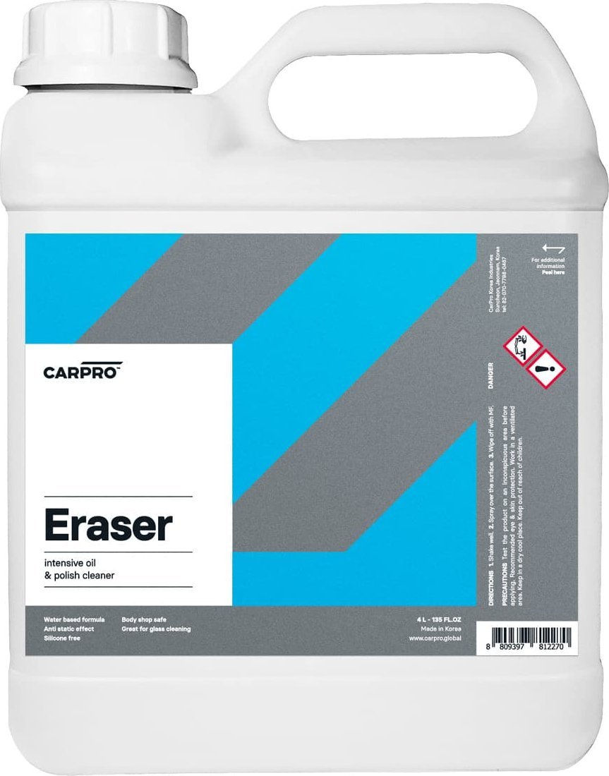 CarPro CarPro Eraser 4L - odtłuszcza lakier przed woskiem powłoką