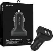 Ładowarka Mobilari M444014 2x USB-A 2.4 A (M555030BK)