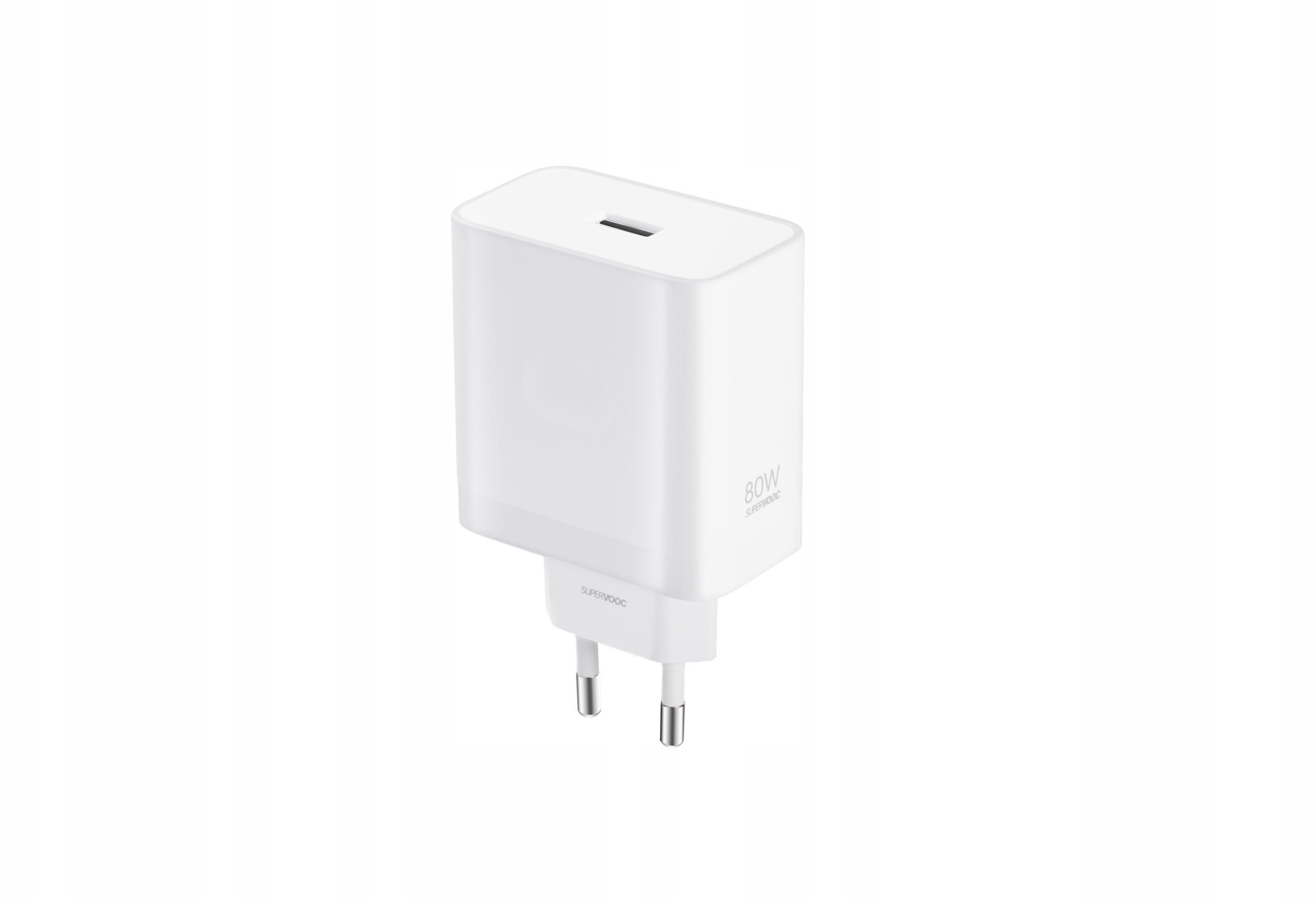 Oppo 80W USB-A SuperVooc Adapter white