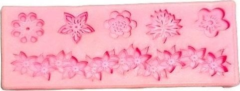 Forma silikonowa kwiaty i kwiatowa girlanda