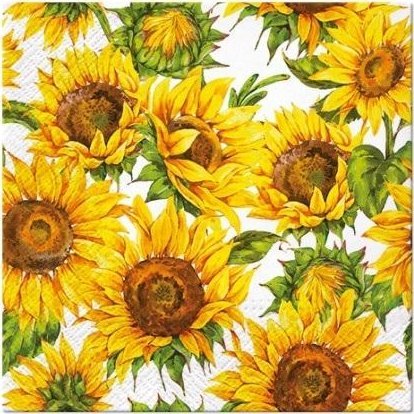 Paw Serwetki Słoneczniki 33x33cm 20szt