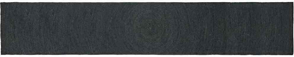 vidaXL Dywan ciemnoszary 80 x 400 cm juta