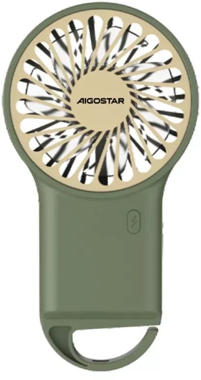 Ręczny wentylator 3,2 cala zasilany akumulatorowo z karabińczykiem