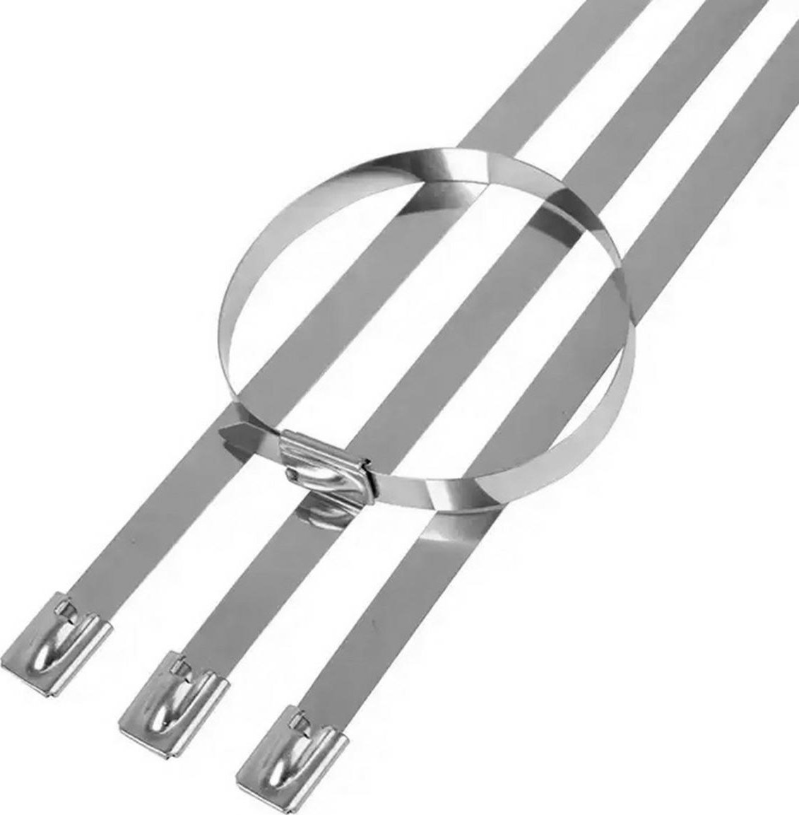 ATL DA128B Opaska zaciskowa stalowa 150x4,6mm 100szt