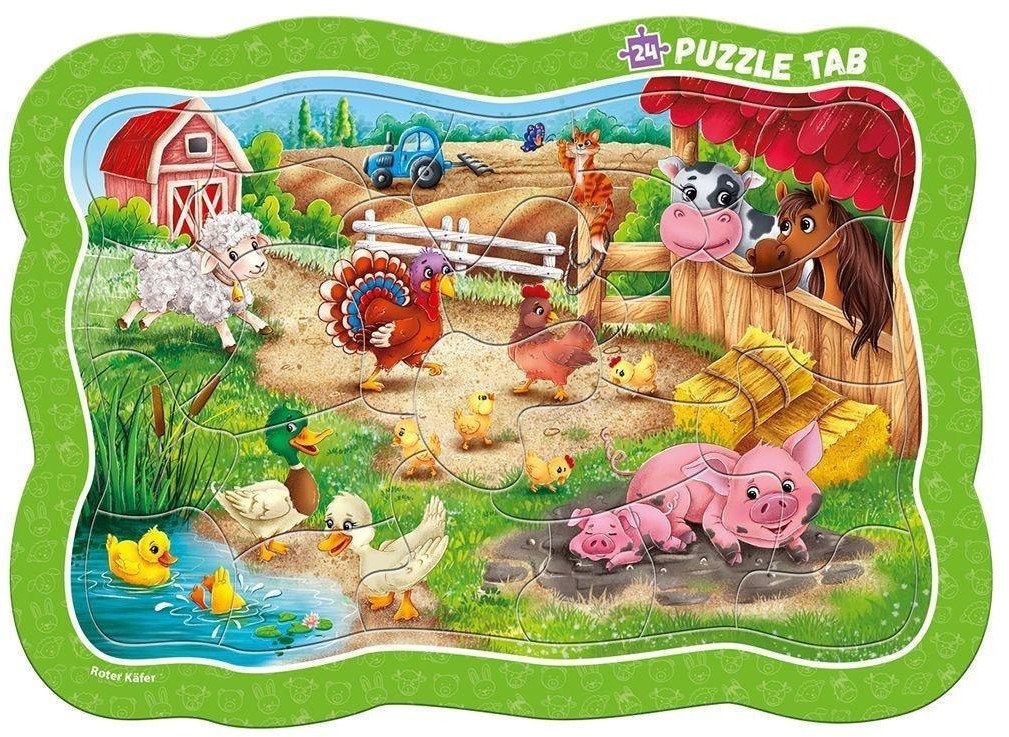 Puzzle ramkowe. Farma