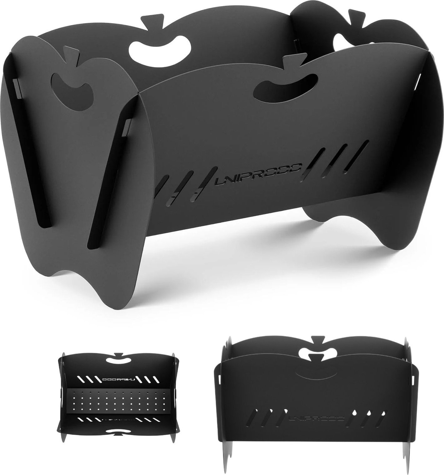 Palenisko ogrodowe Uniprodo Palenisko ogrodowe składane przenośne 40 x 30 x 26 cm Palenisko ogrodowe składane przenośne 40 x 30 x 26 cm