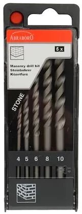 Wiertło Abraboro Zestaw wierteł do betonu 4-10 mm ABRABORO