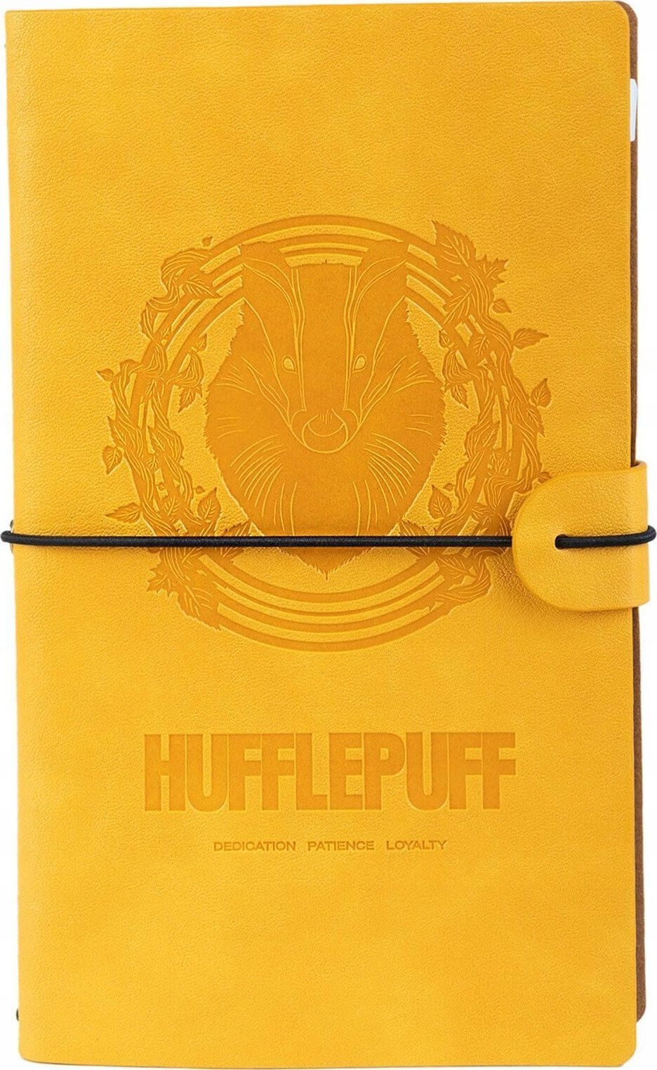 Harry Potter Harry Potter - Skórzany notatnik podróżny Hufflepuff 12x19,6 cm (Żółty)