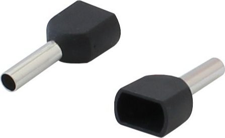 EPM KOŃCÓWKA TULEJKOWA IZOLOWANA PODWÓJNA 2*1.5MM 10 SZTUK (1 KPL)