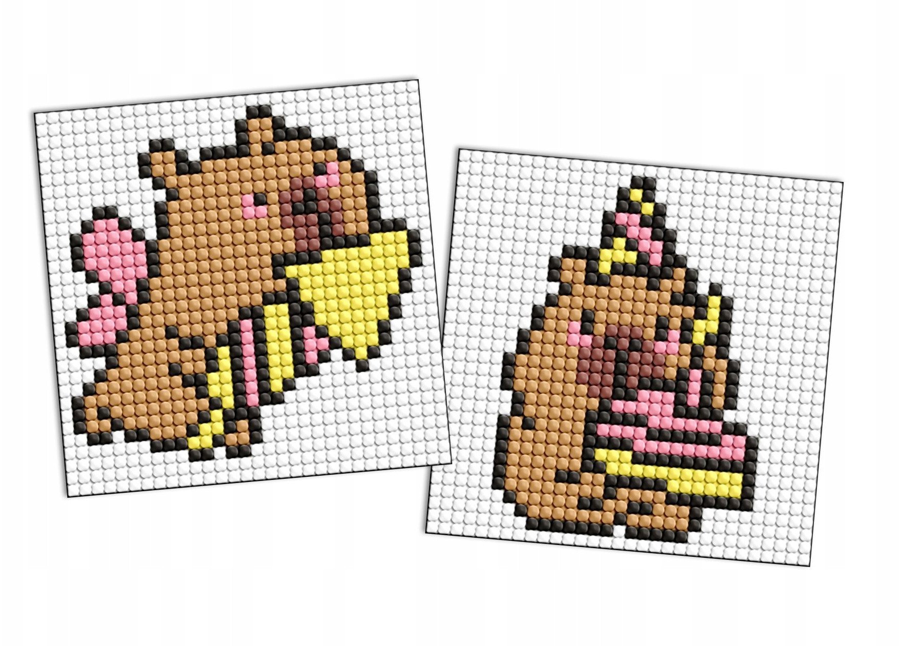 Diamentowa mozaika na magnes - Kapibara 1 9x9cm