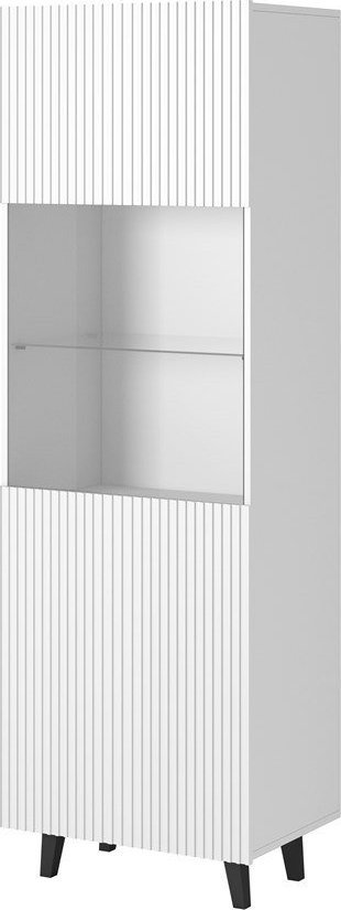 Cama Meble Witryna PAFOS 60x40x182 biały mat