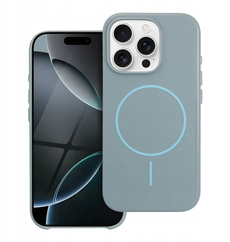 Etui na iPhone 17 Air Glossy Mag Cover zgodny z MagSafe miętowe