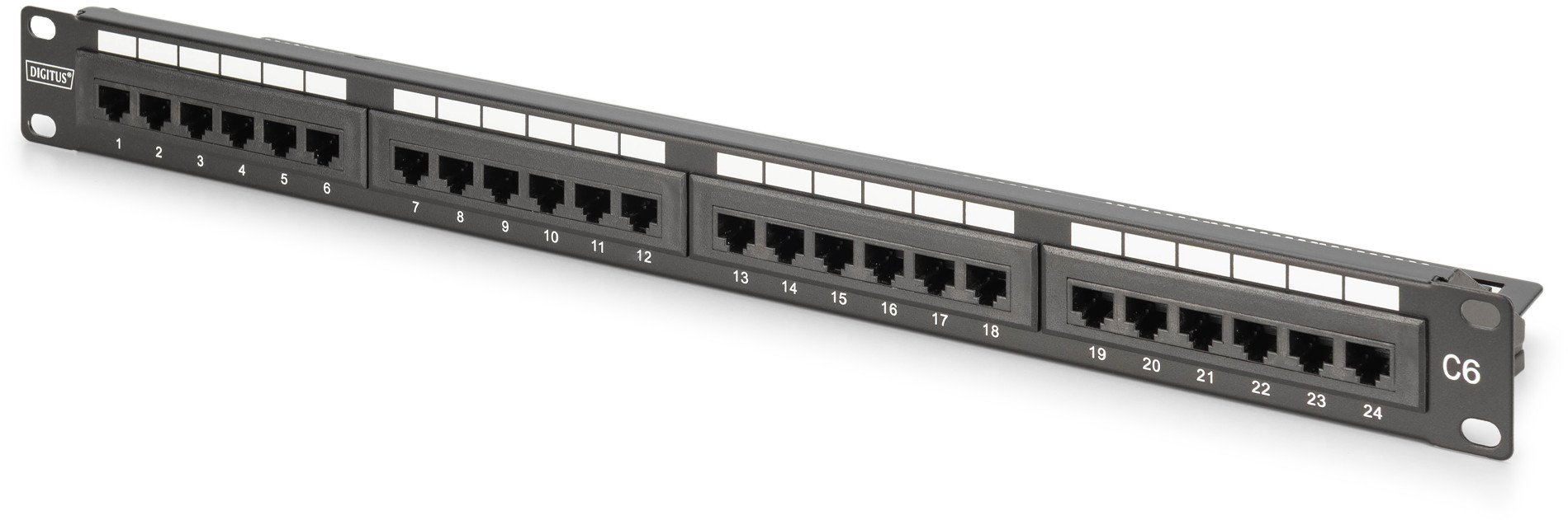 Digitus Patch panel CAT 6, klasa E, non-shielded