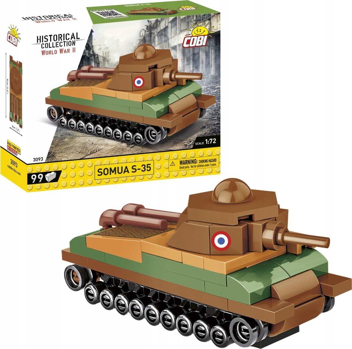 Cobi Klocki Historical Collection Somua S-35