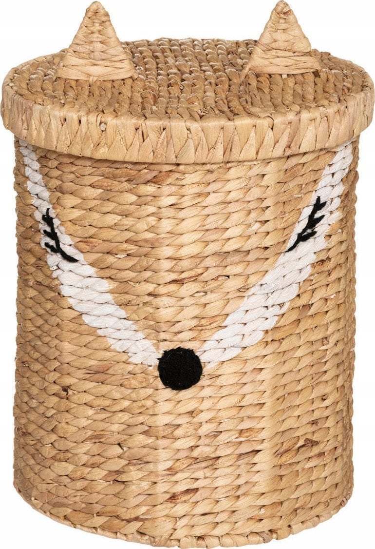 Atmosphera Kosz na zabawki zamykany Lisek, Ø 37 cm