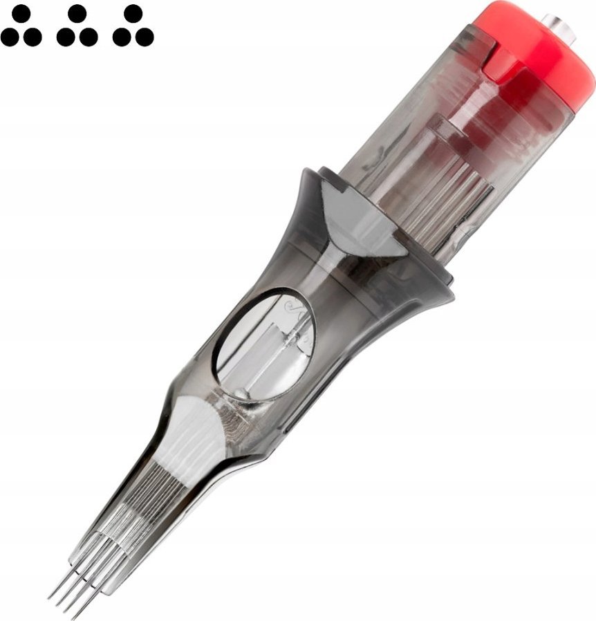 Activeshop Cartridge do tatuażu El Cartel V2 - 0.35 3RLX 3 Long Taper 10 szt.