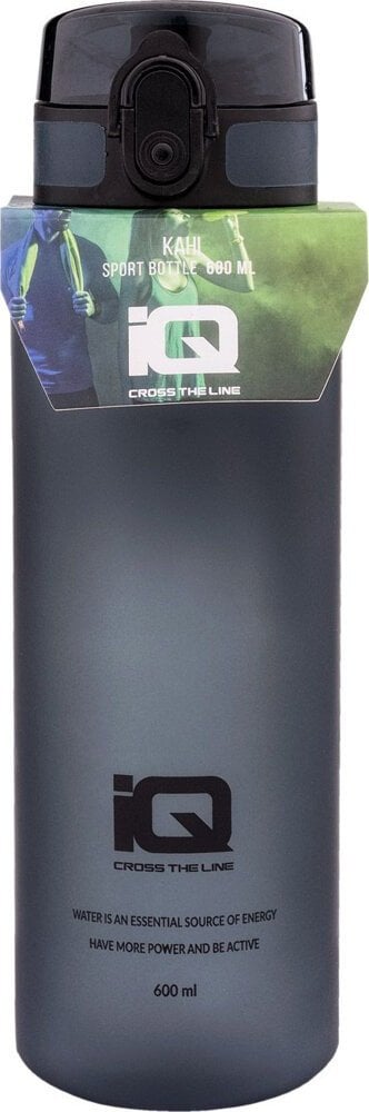 Bidon butelka na wode ze słomką z uchwytem IQ Kahi moonlit 600 ml niebieski