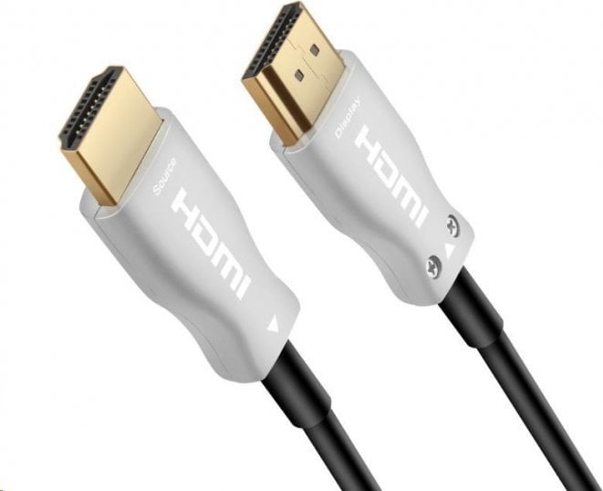 Kabel PremiumCord PREMIUMCORD Kabel HDMI optický fiber High Speed with Ether. 4K@60Hz, 100m, M/M, zlacené konektory