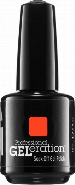 Jessica Jessica, Geleration Colours, Semi-Permanent Nail Polish, GEL-947, Bindi Red, 15 ml For Women