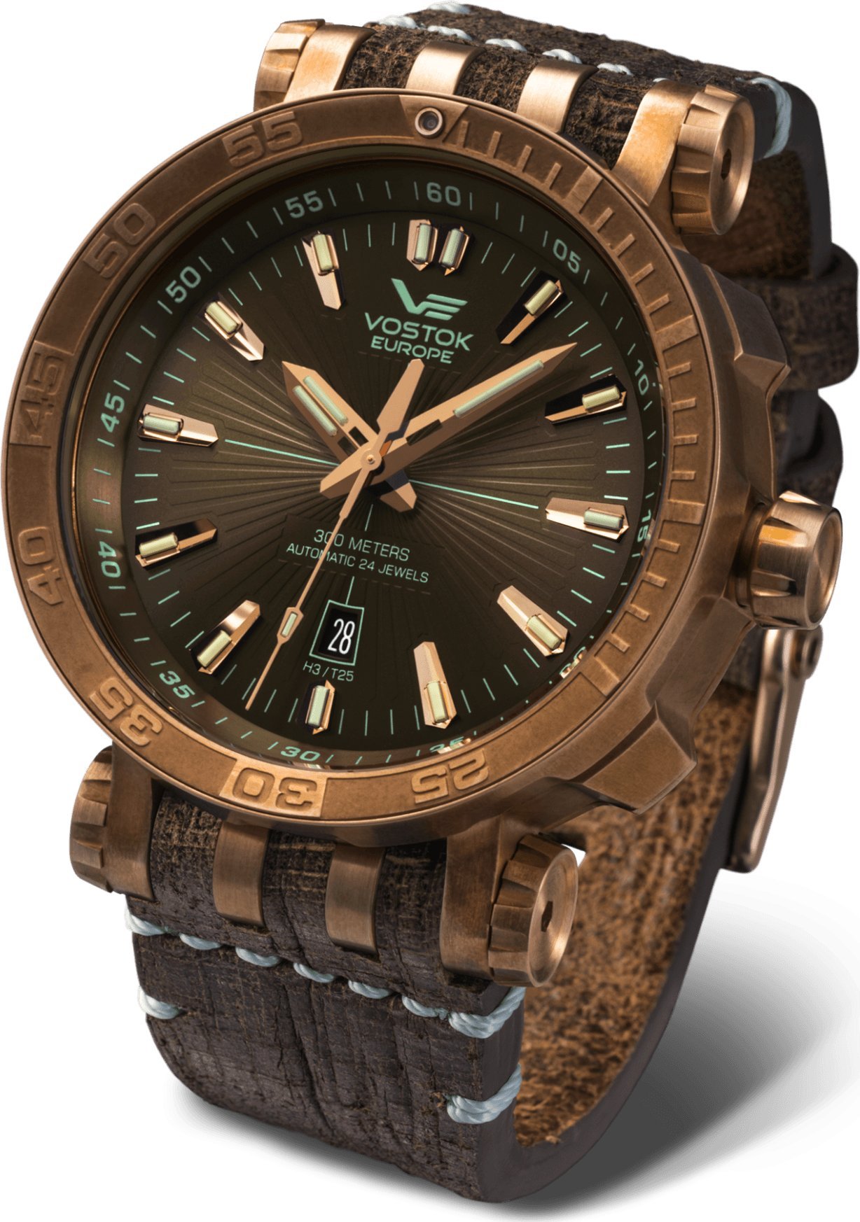 Zegarek Vostok Europe Zegarek męski Vostok Europe NH35A-575O285 Energia Rocket Bronze