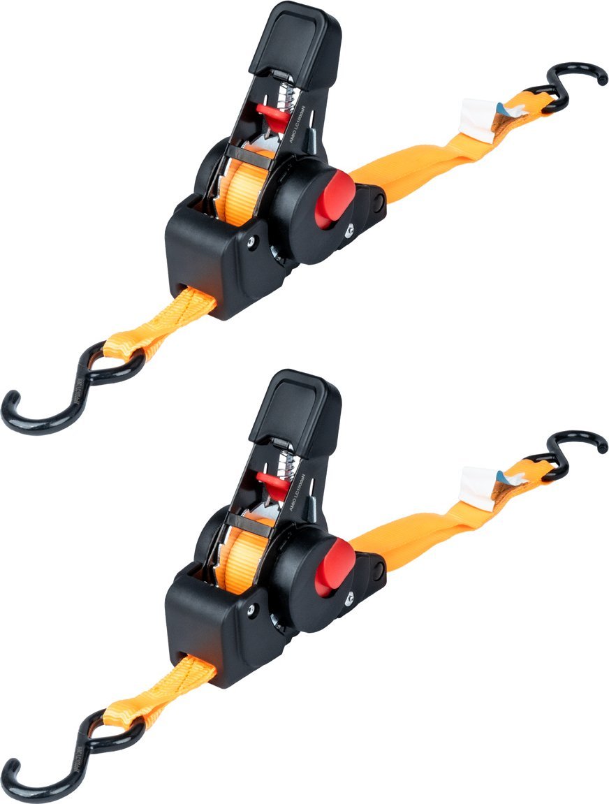 AMiO Pas transportowy z automatycznym zwijaczem 200kg 18mm 2m s-type amio-03323