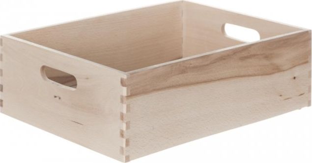 Kesper Skrzynka uniwersalna, z listewek buk 40 x 30 x 14cm