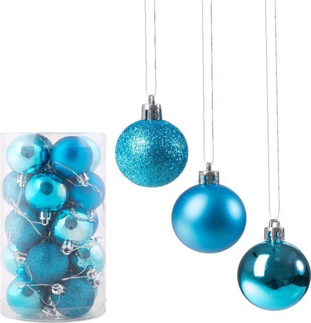 Springos Bombki choinkowe na choinkę 4 cm zestaw 20 szt. UNIWERSALNY