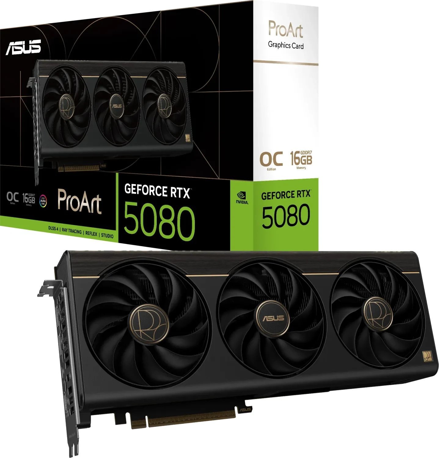 Karta graficzna Asus ProArt GeForce RTX 5080 OC 16GB GDDR7 DLSS4 (PROART-RTX5080-O16G)