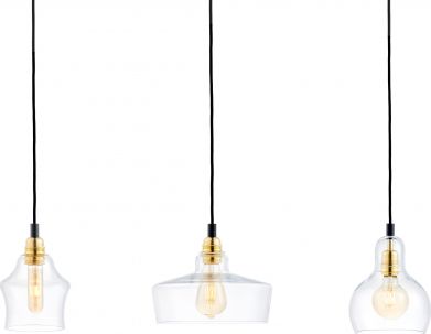 Lampa wisząca KASPA Lampa wisząca LONGIS 3 GOLD (10875305) - Kaspa