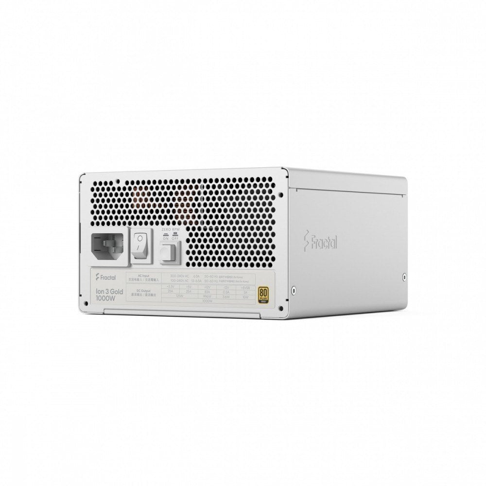 Zasilacz Fractal Design Zasilacz FDE Ion 3 GOLD 1000W 80+ GOLD White