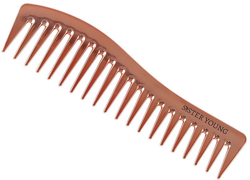 Sister Young Zuri Styling Hair Comb grzebień do włosów Rose Gold