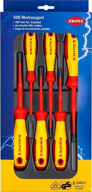 Knipex ZESTAW WKRĘTAKÓW IZOLOWANYCH 6SZT.