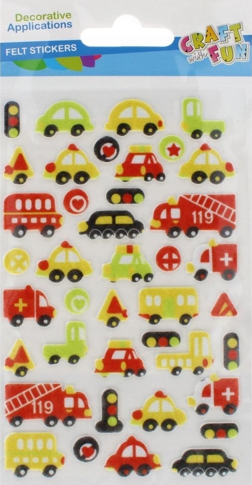 Craft with Fun OZDOBA DEK FILC POJAZDY SPRZYL CF PBH 24/288