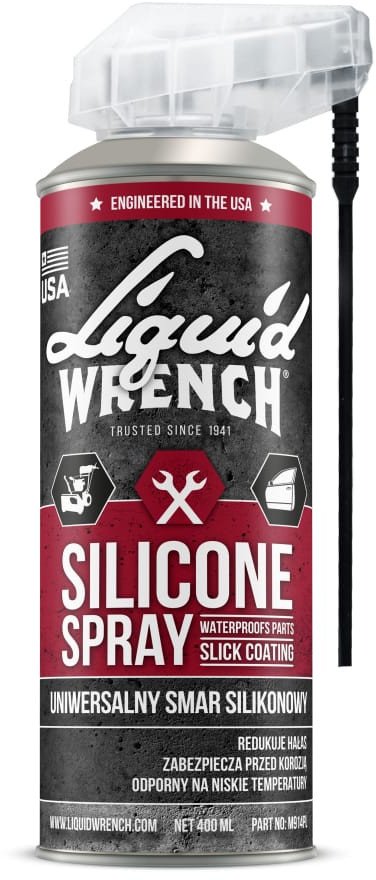 Smar silikonowy w sprayu uniwersalny Liquid Wrench do uszczelek 400ml
