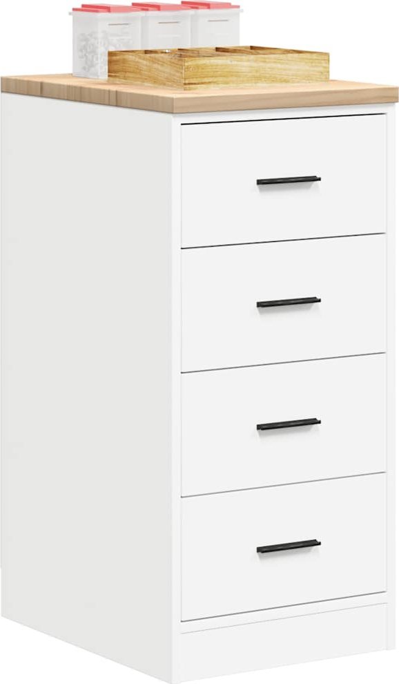 vidaXL Garażowa szafka do przechowywania Biała 40x51x85 cm