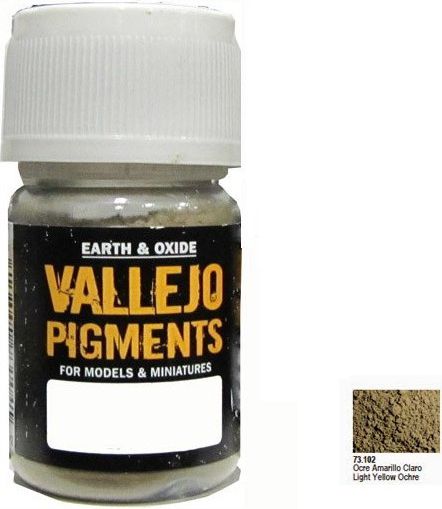 Vallejo Pigment Light Yellow Ocre