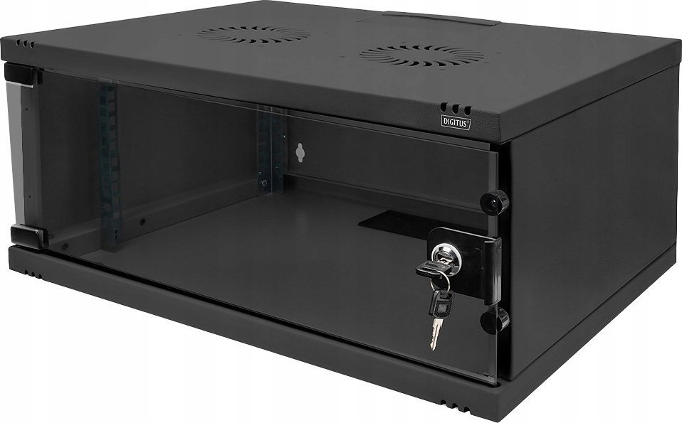 Digitus Digitus DN-38011 stojak 4U Szafa wisząca Czarny