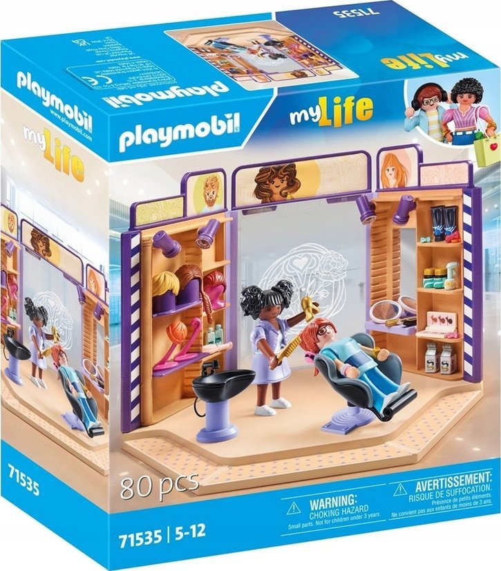 Playmobil PLAYMOBIL 71535 myLife Hair Salon, construction toy