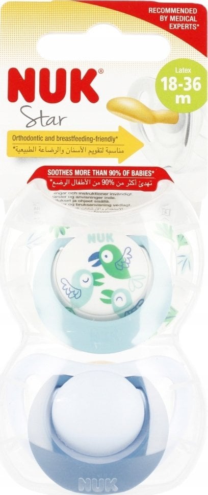 NUK SMOCZEK USP LAT 2EL 18-36M STAR NIE 10737046