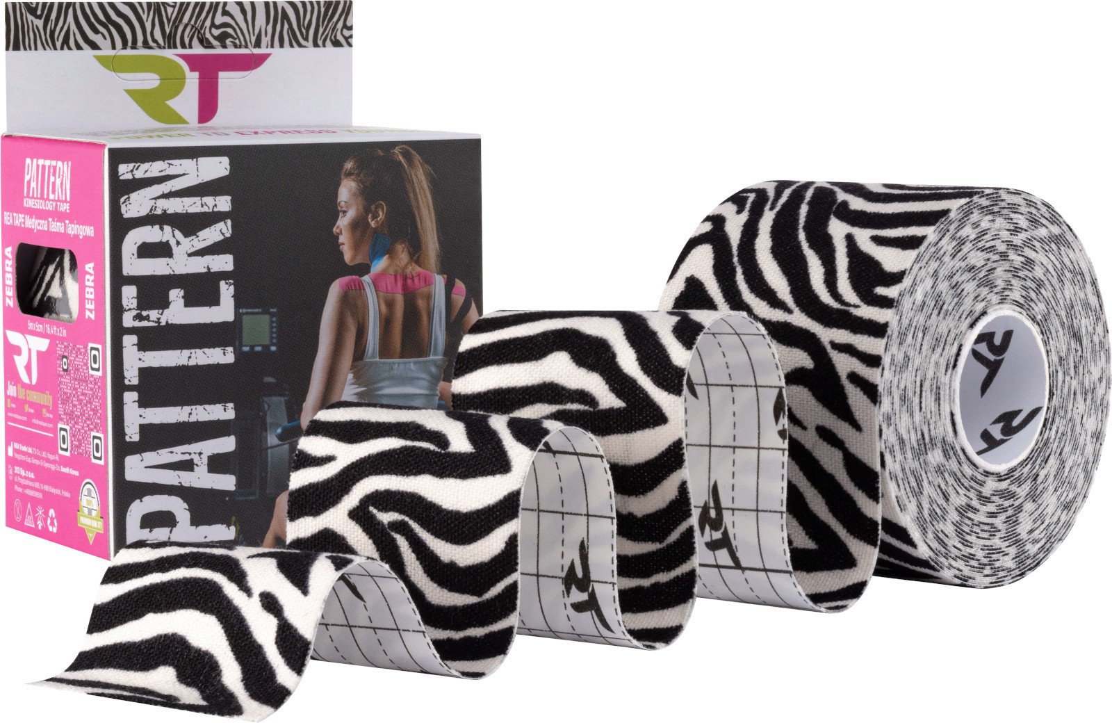 REA TAPE Pattern (Zebra) 5x5cm 1szt