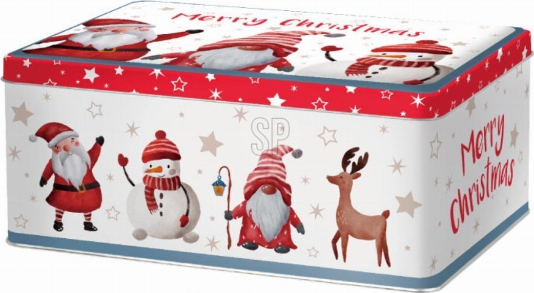 Pudełko na ciastka, blaszane, 22 x 16,2 x 9,1 cm (sprawdzić, czy przeznaczone do kontaktu z żywnością)