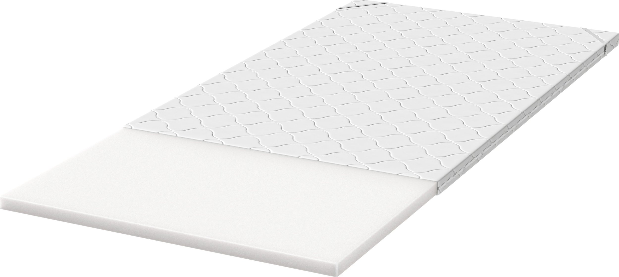 Tompol Materac piankowy z pikowanym pokrowcem średniotwardy 160x200 PUR 4cm