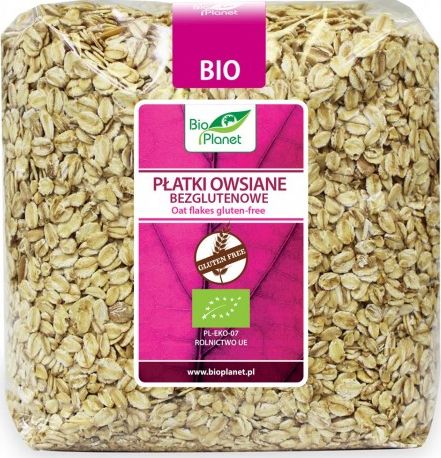 Bio Planet PŁATKI OWSIANE BEZGLUTENOWE BIO 1 kg - BIO PLANET